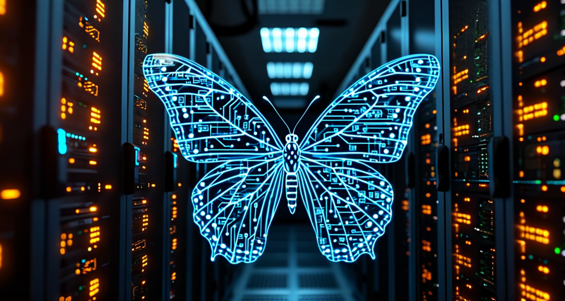 A circuit board butterfly transforming a vulnerability into a protective shield